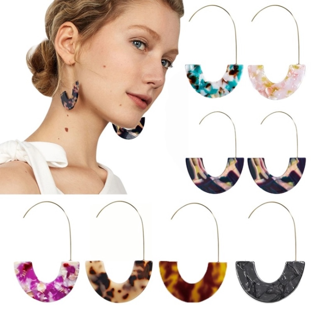 Acrylic Resin Earrings